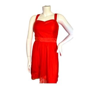 Max & Cleo Vibrant Orange Fun Dress 14